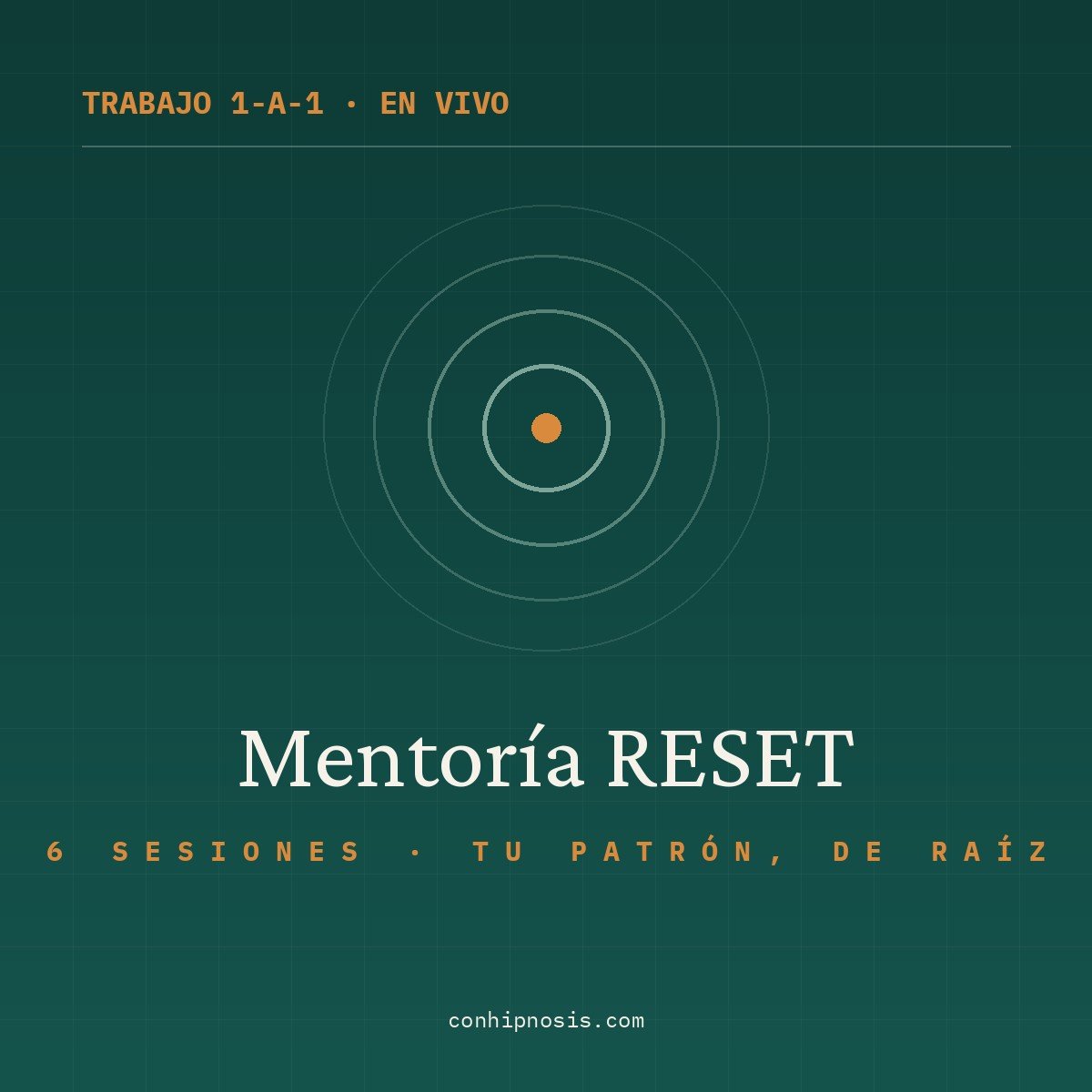 Mentoría RESET — Paquete de 6 sesiones
